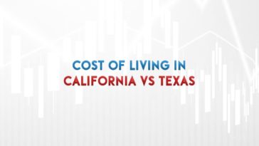 cost of living in california vs texas